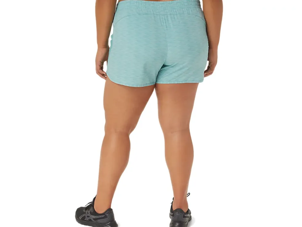 Fashion ASICS LYTE SPEED 4IN RUN SHORT Sage Spacedye