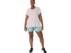 Fashion ASICS LYTE SPEED 4IN RUN SHORT Sage Spacedye