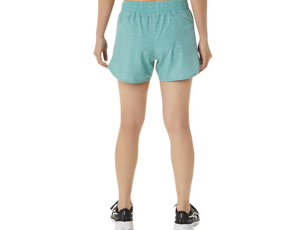 Fashion ASICS LYTE SPEED 4IN RUN SHORT Sage Spacedye