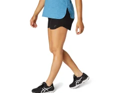 Hot ASICS LYTE SPEED 4IN RUN SHORT Performance Black