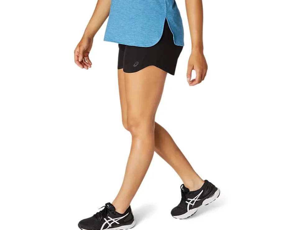 Hot ASICS LYTE SPEED 4IN RUN SHORT Performance Black