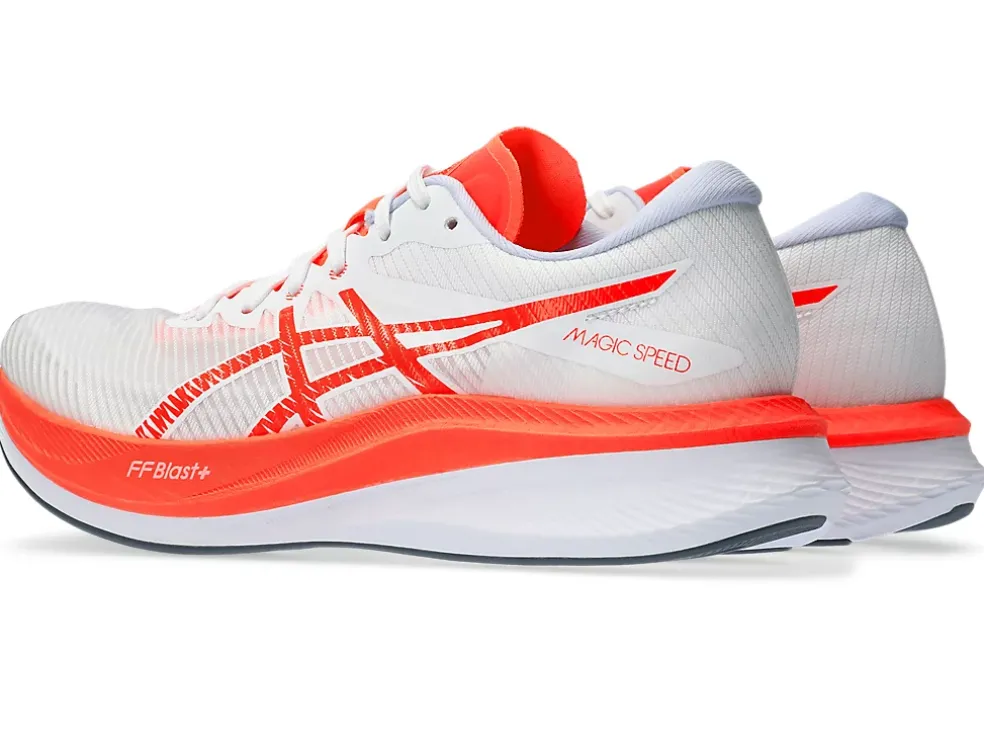 Sale ASICS MAGIC SPEED 3 White/Sunrise Red