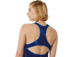 New ASICS MATCH GRAPHIC TANK Dive Blue