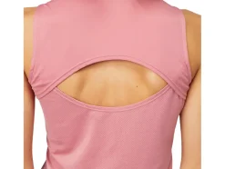 Discount ASICS MATCH GRAPHIC TANK Smokey Rose