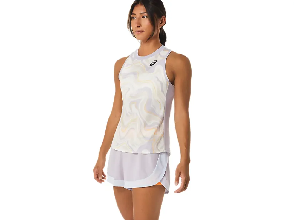Fashion ASICS MATCH GRAPHIC TANK Dusk Violet