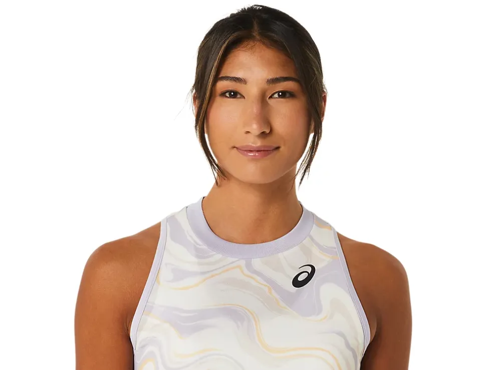 Fashion ASICS MATCH GRAPHIC TANK Dusk Violet