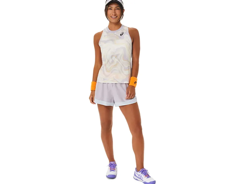 Fashion ASICS MATCH GRAPHIC TANK Dusk Violet