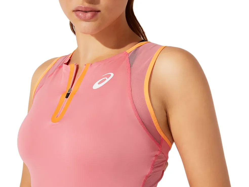 Clearance ASICS MATCH TANK Peach Petal