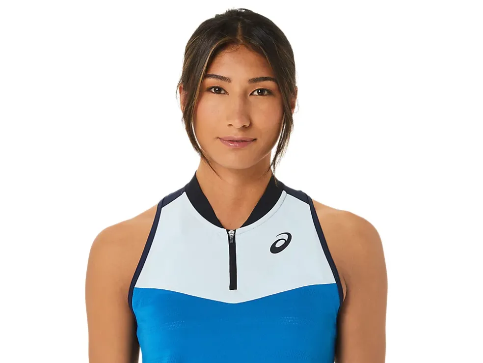 Store ASICS MATCH TANK Sky/Reborn Blue