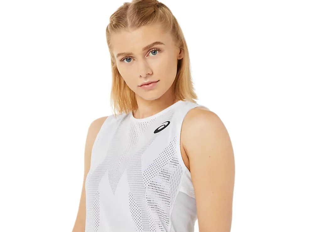 Discount ASICS MATCH TANK Brilliant White