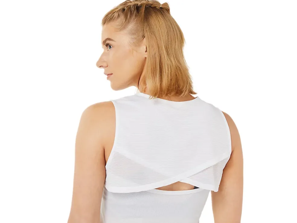 Discount ASICS MATCH TANK Brilliant White