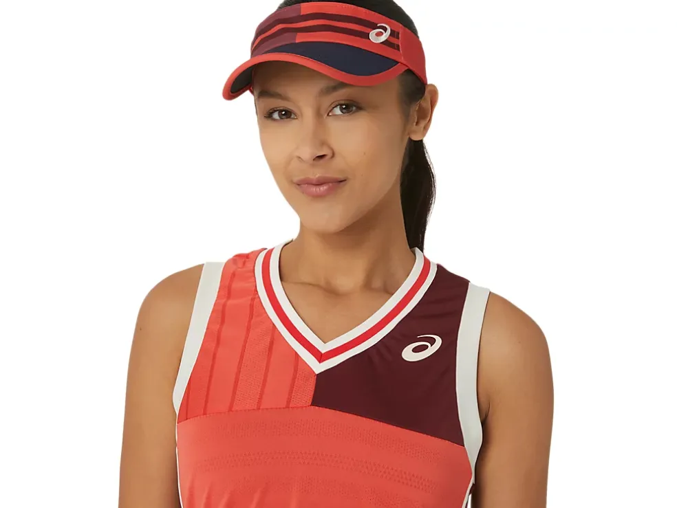Flash Sale ASICS MATCH TANK Red Snapper
