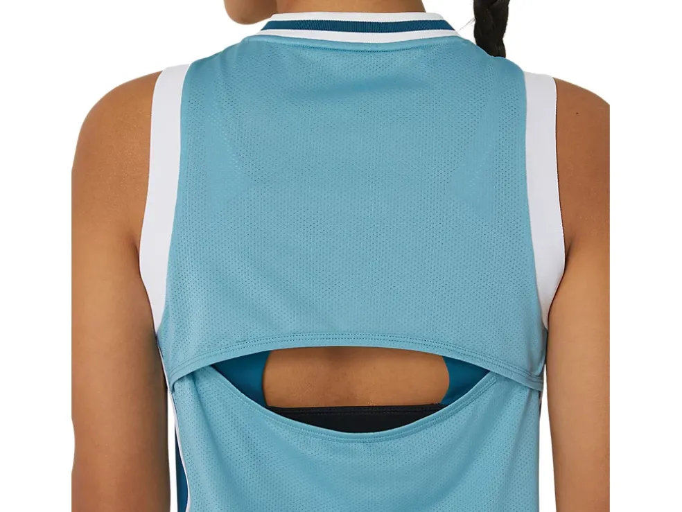 Flash Sale ASICS MATCH TANK Aquamarine