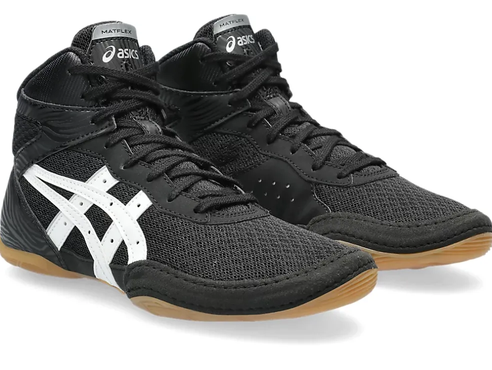 Store ASICS MATFLEX 7 GRADE SCHOOL Black/White