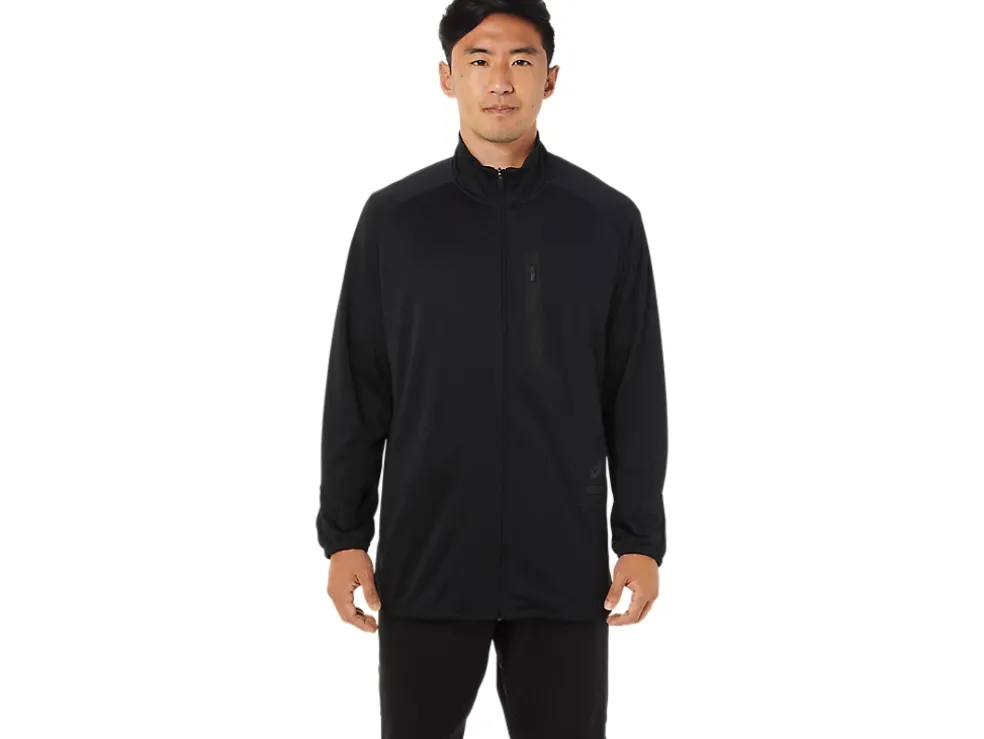 Best Sale ASICS MEN ACTIBREEZE JACQUARD JACKET Performance Black
