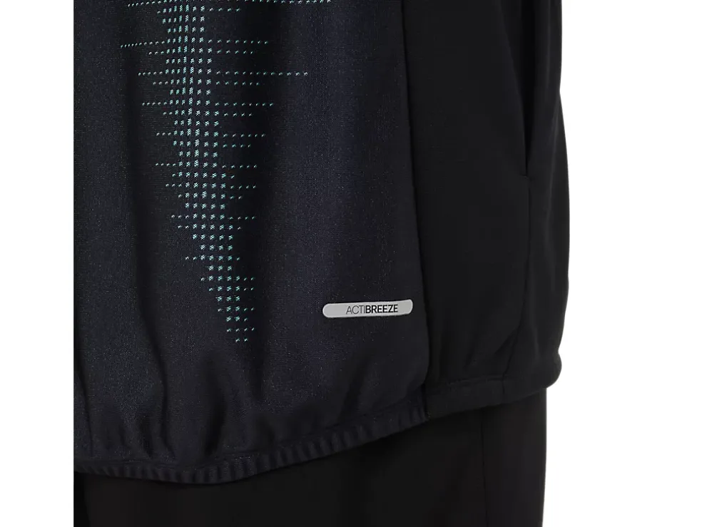 Best Sale ASICS MEN ACTIBREEZE JACQUARD JACKET Performance Black