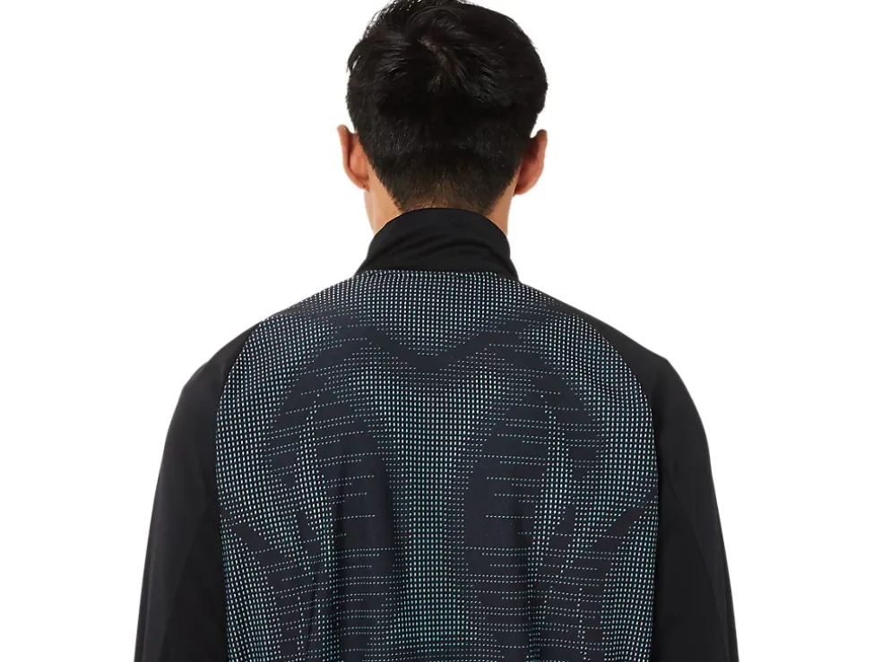 Best Sale ASICS MEN ACTIBREEZE JACQUARD JACKET Performance Black