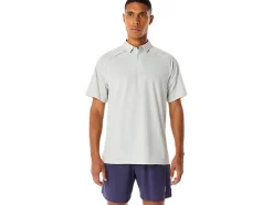 Outlet ASICS MEN ACTIBREEZE JACQUARD POLO SHIRT Glacier Grey