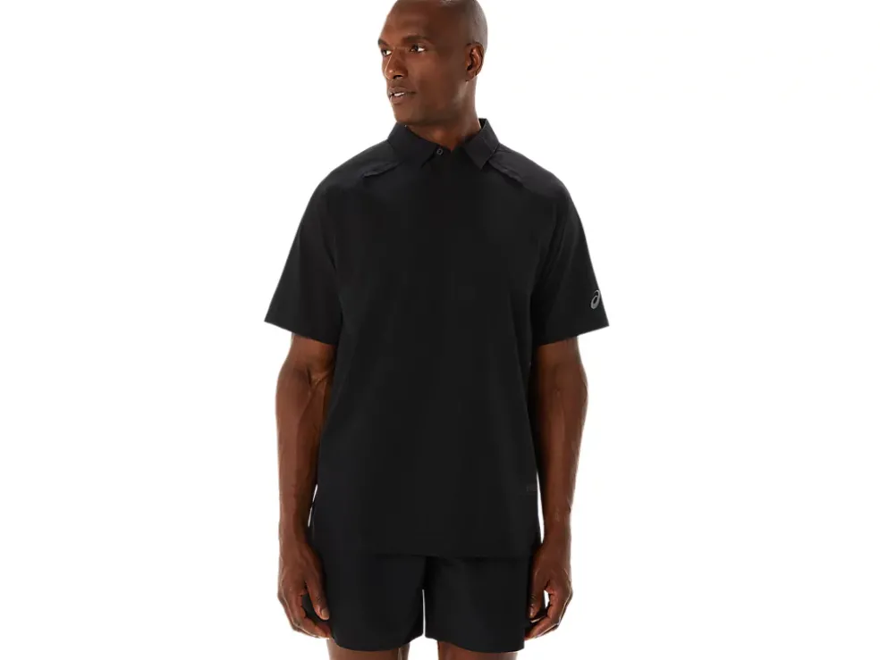 Sale ASICS MEN ACTIBREEZE JACQUARD POLO SHIRT Performance Black