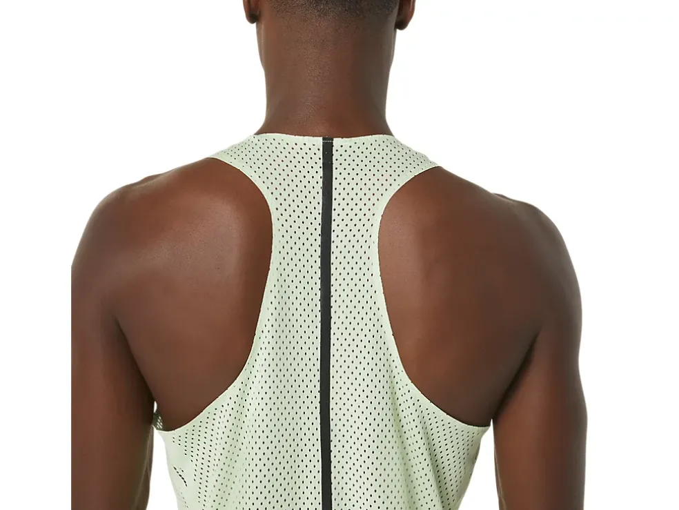 Best ASICS MEN ACTIBREEZE JACQUARD SINGLET Whisper Green
