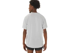 Best ASICS MEN CJ-LINE LIGHT SHORT SLEEVE TOP Glacier Grey/Electric Red