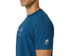 Online ASICS MEN CLASSIC GRAPHIC TEE Mako Blue