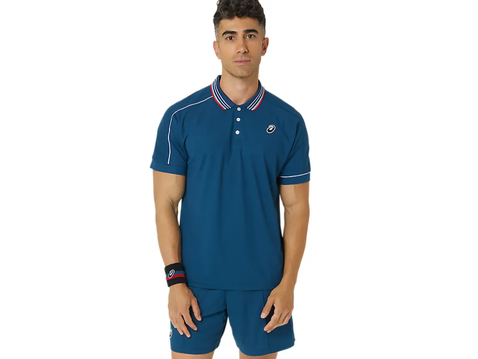 Flash Sale ASICS MEN CLASSIC POLO-SHIRT Mako Blue