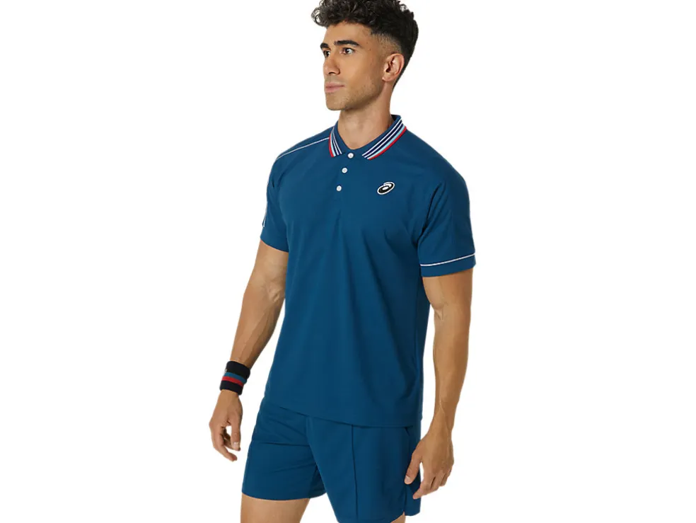 Flash Sale ASICS MEN CLASSIC POLO-SHIRT Mako Blue