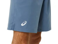 New ASICS MEN COURT 9IN SHORT Steel Blue