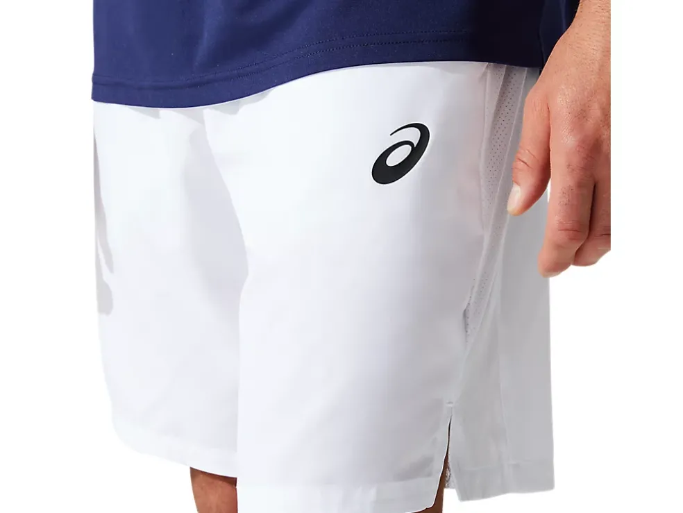 Hot ASICS MEN COURT 9IN SHORT Brilliant White