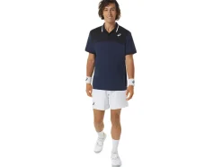 Sale ASICS MEN COURT POLO SHIRT Midnight/Performance Black