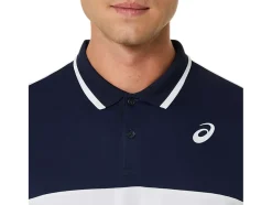 Cheap ASICS MEN COURT POLO SHIRT Brilliant White/Midnight