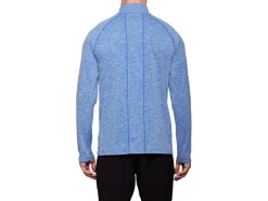 Online ASICS MEN DORAI QUARTER ZIP TOP Asics Blue Heather