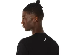 Outlet ASICS MEN FUJITRAIL LOGO LONG SLEEVE TOP Performance Black