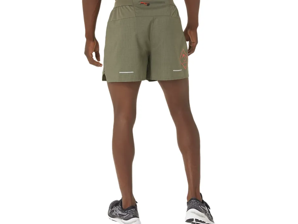 Flash Sale ASICS MEN FUJITRAIL LOGO SHORT Mantle Green