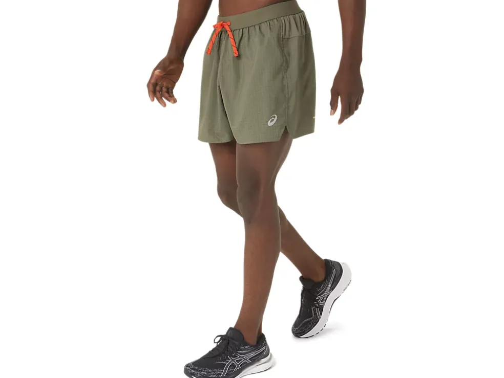 Flash Sale ASICS MEN FUJITRAIL LOGO SHORT Mantle Green