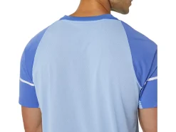 Cheap ASICS MEN GAME SHORT SLEEVE TOP Sapphire