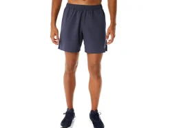 New ASICS MEN HYBRID 7IN SHORTS Indigo Fog