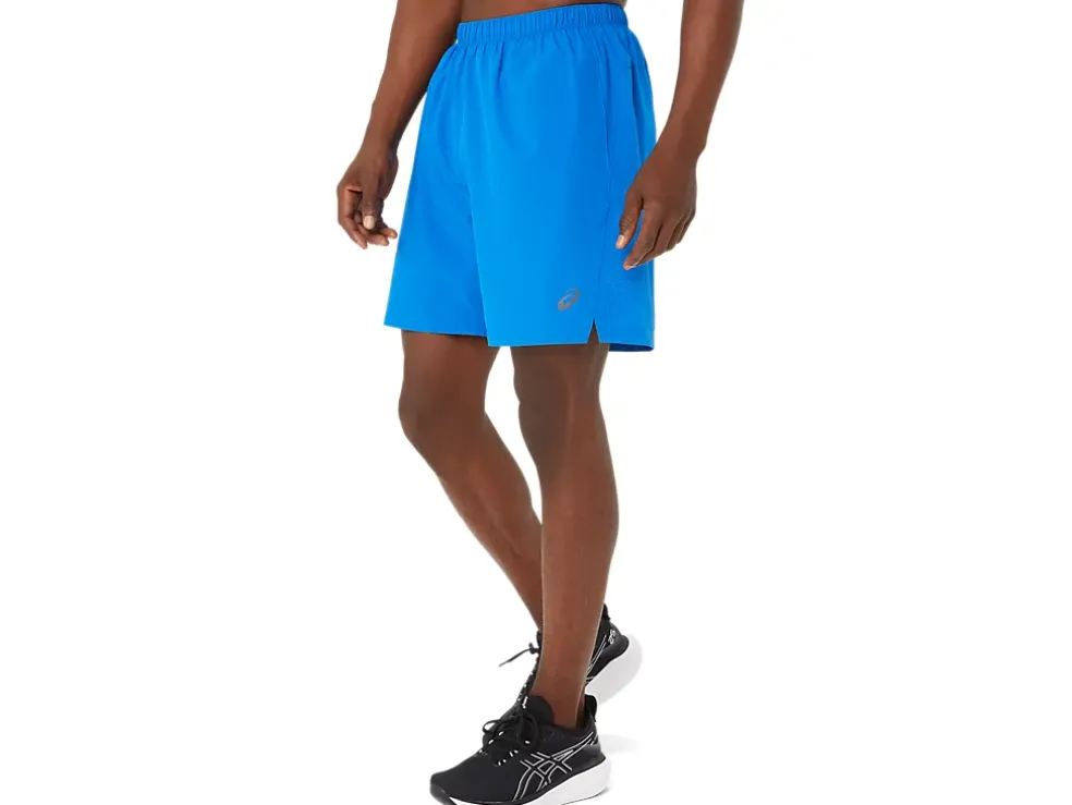 Fashion ASICS MEN 7IN 2 IN 1 SHORT Tuna Blue/Carrier Grey
