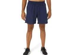 Sale ASICS MEN 7IN 2 IN 1 SHORT Peacoat/Red Snapper