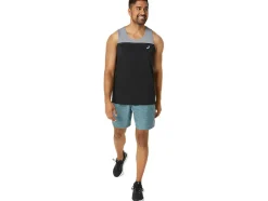 Shop ASICS MEN 7IN PR LYTE SHORT 2.0 Foggy Teal Digital Japonism/P. Black
