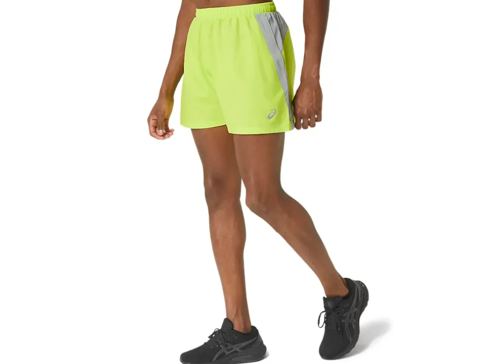 Sale ASICS MEN 5IN PR LYTE SHORT 2.0 Lime Zest Nagashi Tech