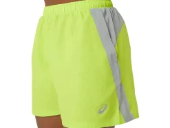 Sale ASICS MEN 5IN PR LYTE SHORT 2.0 Lime Zest Nagashi Tech
