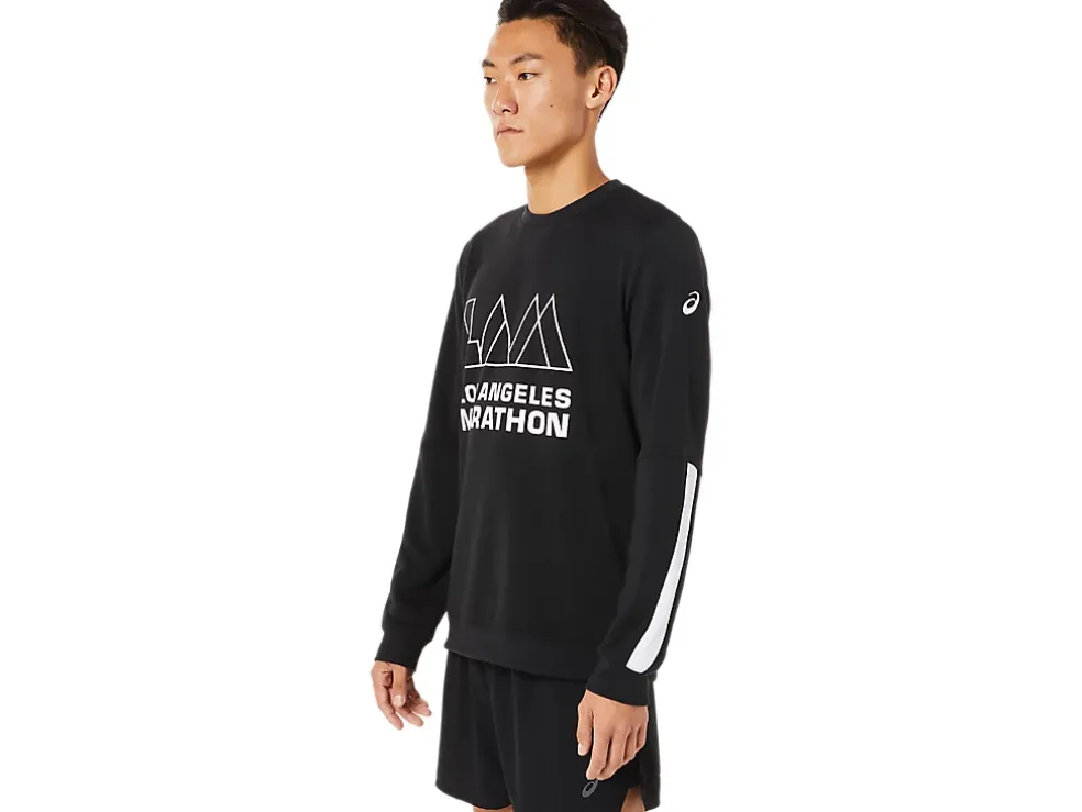 Sale ASICS MEN LAM CREW Performance Black