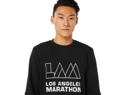 Sale ASICS MEN LAM CREW Performance Black