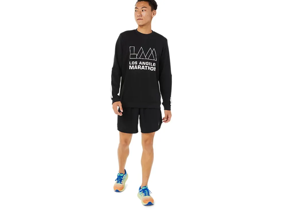 Sale ASICS MEN LAM CREW Performance Black