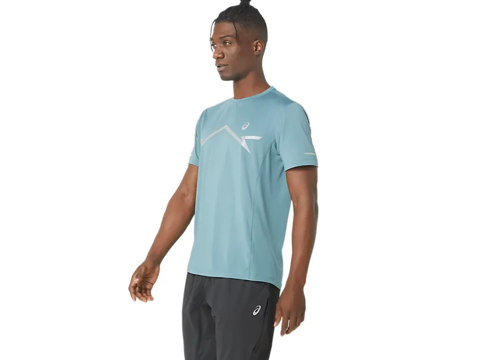 Online ASICS MEN LITE-SHOW SHORT SLEEVE TOP Foggy Teal