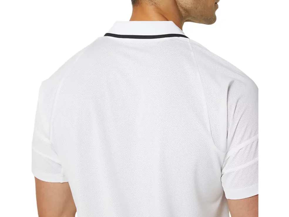 Cheap ASICS MEN MATCH ACTIBREEZE POLO-SHIRT Brilliant White
