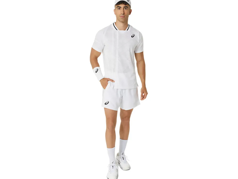 Cheap ASICS MEN MATCH ACTIBREEZE SHORT SLEEVE TOP Brilliant White