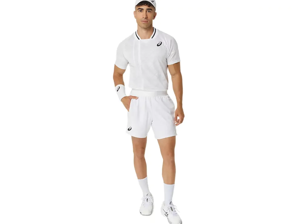 Cheap ASICS MEN MATCH ACTIBREEZE SHORT SLEEVE TOP Brilliant White